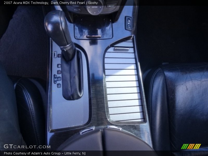 Dark Cherry Red Pearl / Ebony 2007 Acura MDX Technology