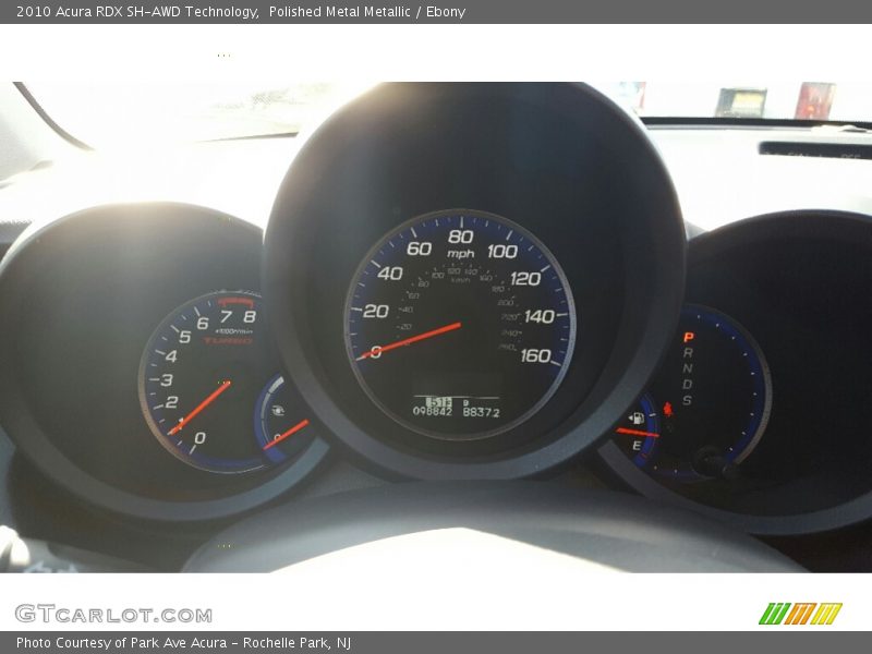Polished Metal Metallic / Ebony 2010 Acura RDX SH-AWD Technology