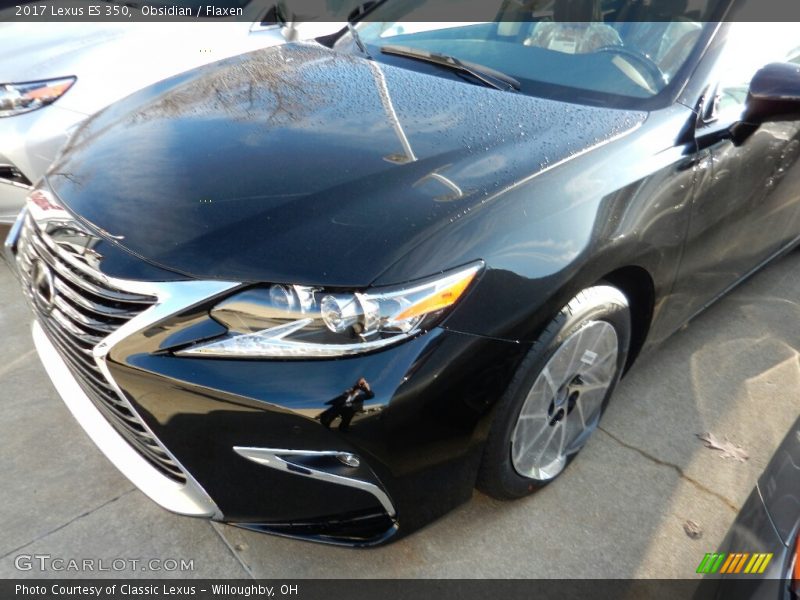 Obsidian / Flaxen 2017 Lexus ES 350