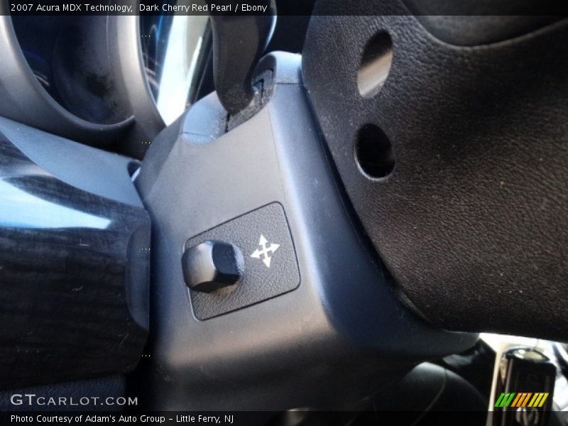 Dark Cherry Red Pearl / Ebony 2007 Acura MDX Technology