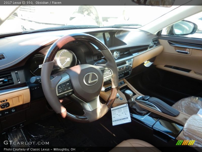 Obsidian / Flaxen 2017 Lexus ES 350