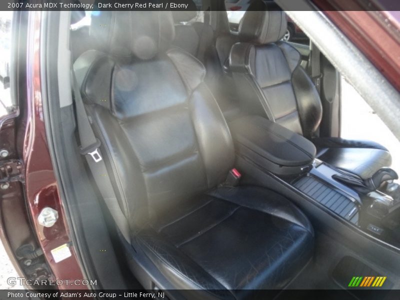 Dark Cherry Red Pearl / Ebony 2007 Acura MDX Technology