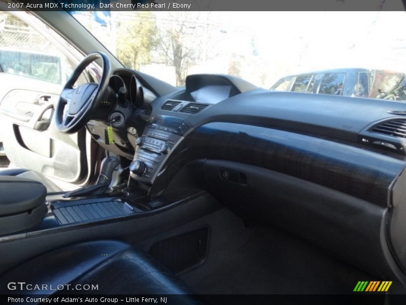 Dark Cherry Red Pearl / Ebony 2007 Acura MDX Technology