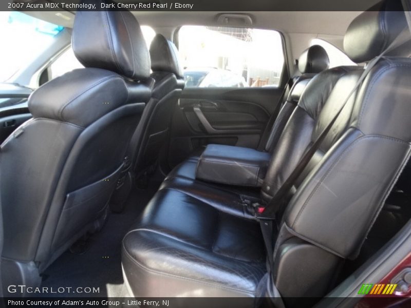 Dark Cherry Red Pearl / Ebony 2007 Acura MDX Technology