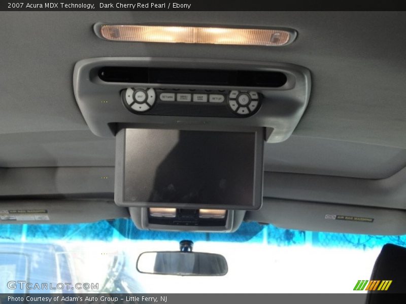 Dark Cherry Red Pearl / Ebony 2007 Acura MDX Technology