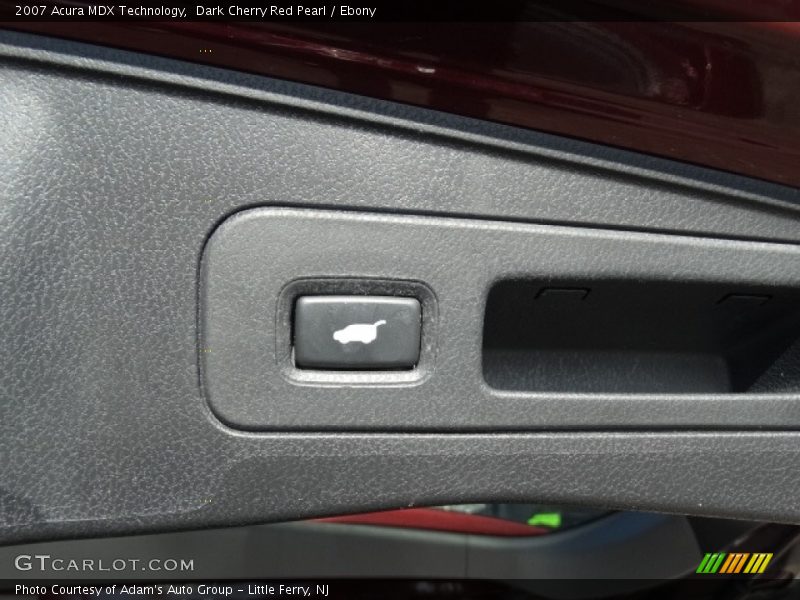 Dark Cherry Red Pearl / Ebony 2007 Acura MDX Technology