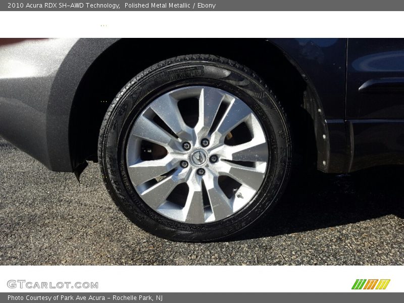 Polished Metal Metallic / Ebony 2010 Acura RDX SH-AWD Technology