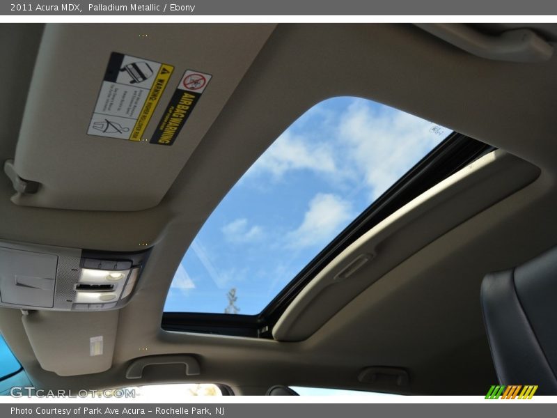 Palladium Metallic / Ebony 2011 Acura MDX