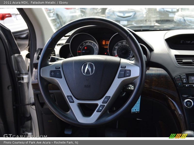 Palladium Metallic / Ebony 2011 Acura MDX