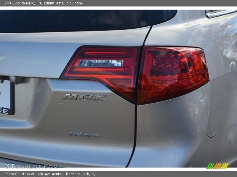 Palladium Metallic / Ebony 2011 Acura MDX