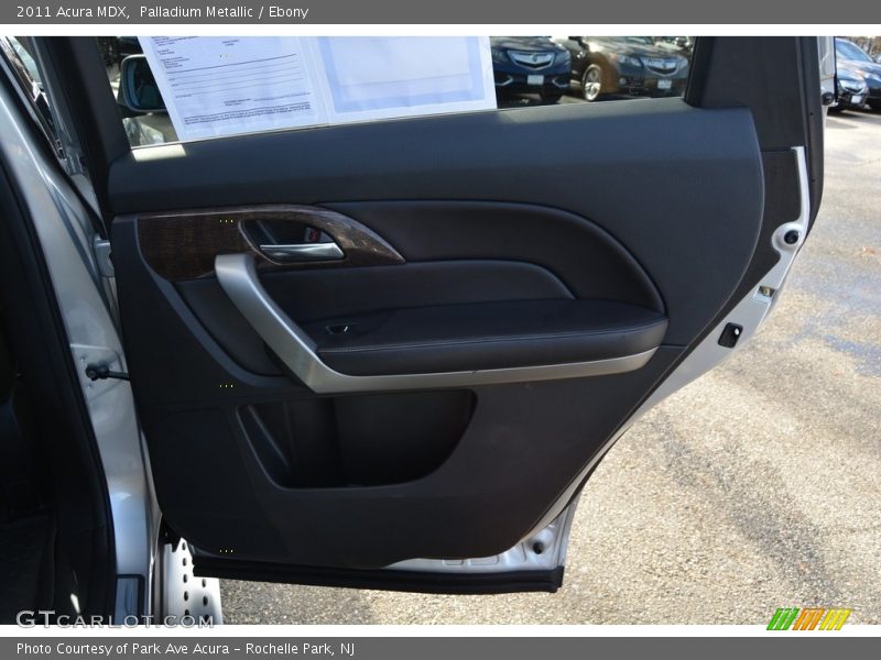 Palladium Metallic / Ebony 2011 Acura MDX