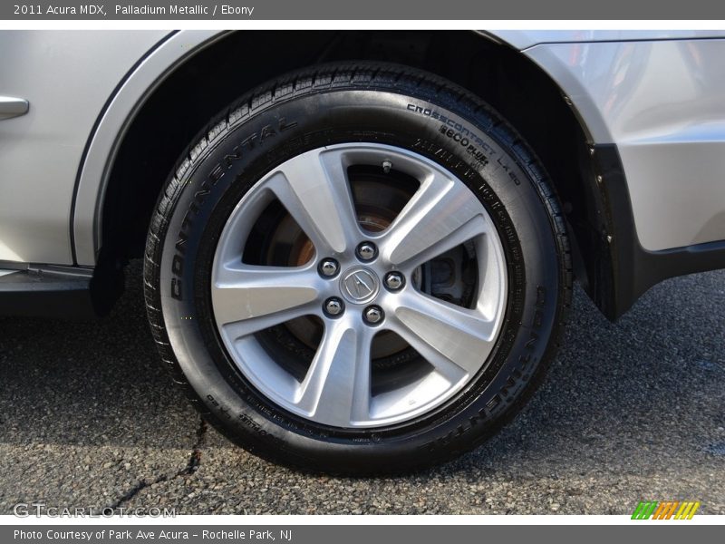 Palladium Metallic / Ebony 2011 Acura MDX