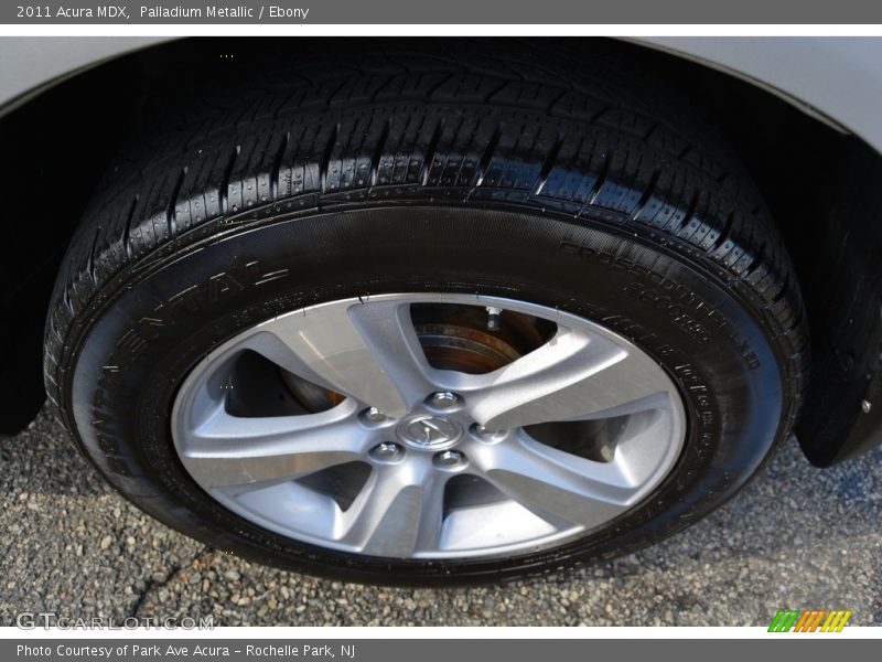 Palladium Metallic / Ebony 2011 Acura MDX