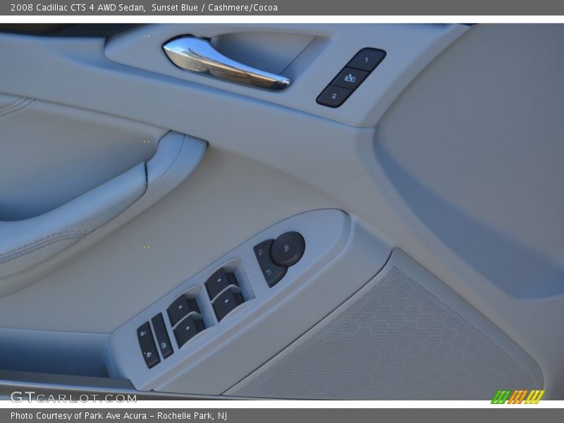 Sunset Blue / Cashmere/Cocoa 2008 Cadillac CTS 4 AWD Sedan