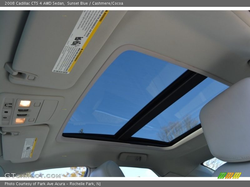 Sunset Blue / Cashmere/Cocoa 2008 Cadillac CTS 4 AWD Sedan