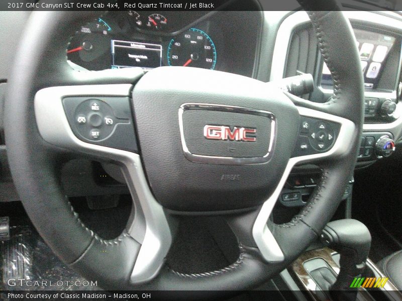 Red Quartz Tintcoat / Jet Black 2017 GMC Canyon SLT Crew Cab 4x4