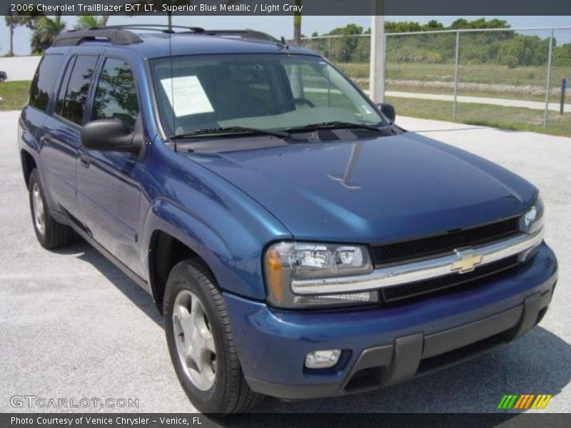 Superior Blue Metallic / Light Gray 2006 Chevrolet TrailBlazer EXT LT