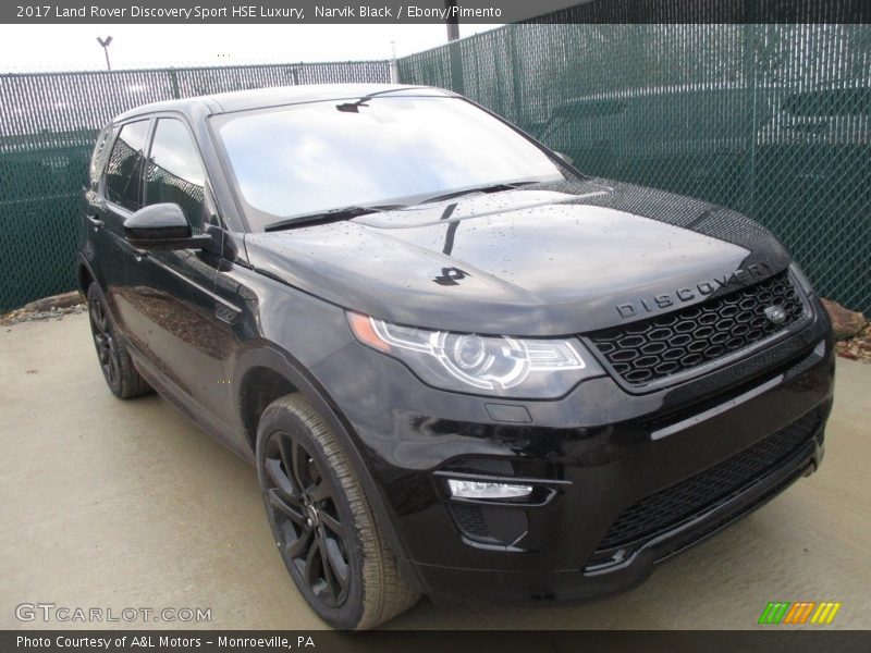 Narvik Black / Ebony/Pimento 2017 Land Rover Discovery Sport HSE Luxury