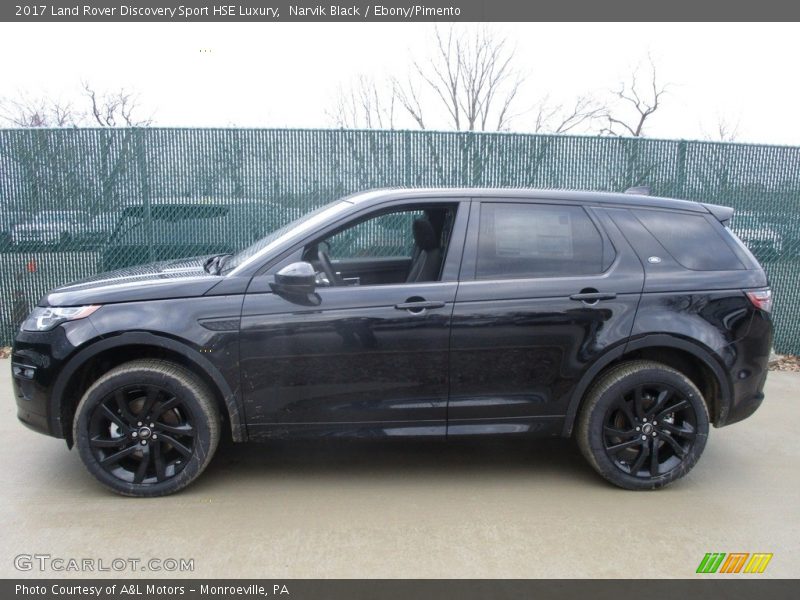 Narvik Black / Ebony/Pimento 2017 Land Rover Discovery Sport HSE Luxury