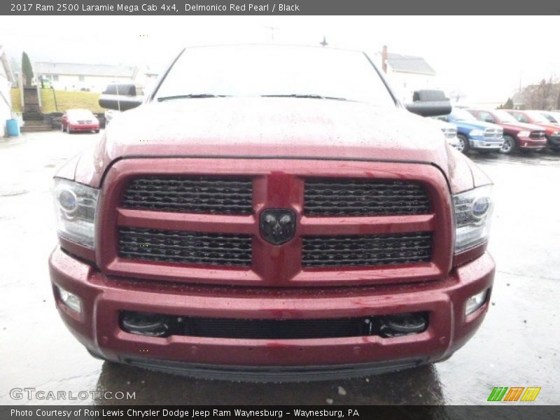 Delmonico Red Pearl / Black 2017 Ram 2500 Laramie Mega Cab 4x4