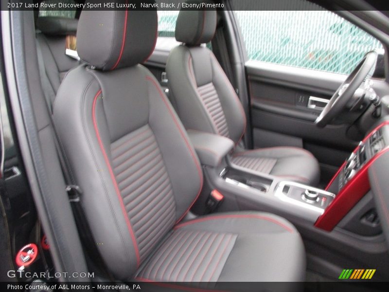 Narvik Black / Ebony/Pimento 2017 Land Rover Discovery Sport HSE Luxury