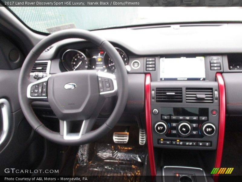 Narvik Black / Ebony/Pimento 2017 Land Rover Discovery Sport HSE Luxury