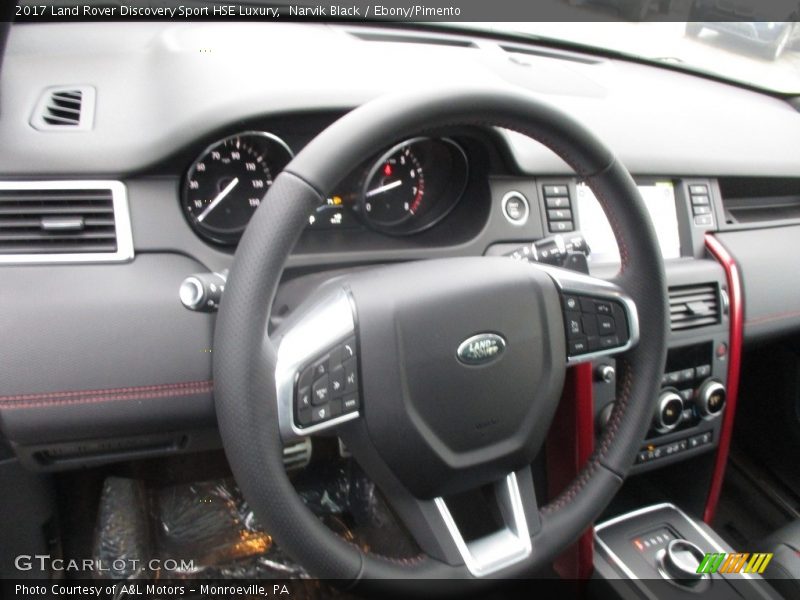 Narvik Black / Ebony/Pimento 2017 Land Rover Discovery Sport HSE Luxury
