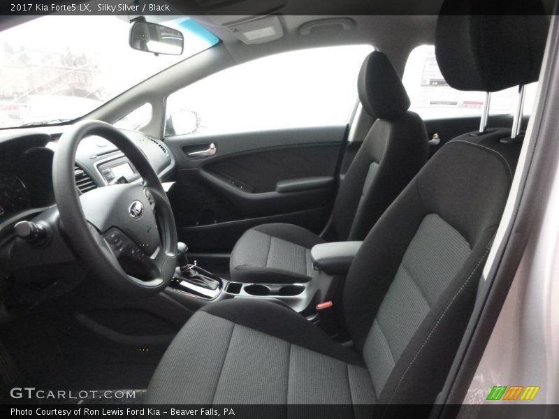 Silky Silver / Black 2017 Kia Forte5 LX