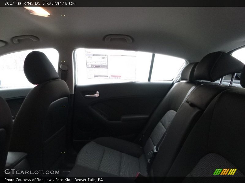Silky Silver / Black 2017 Kia Forte5 LX