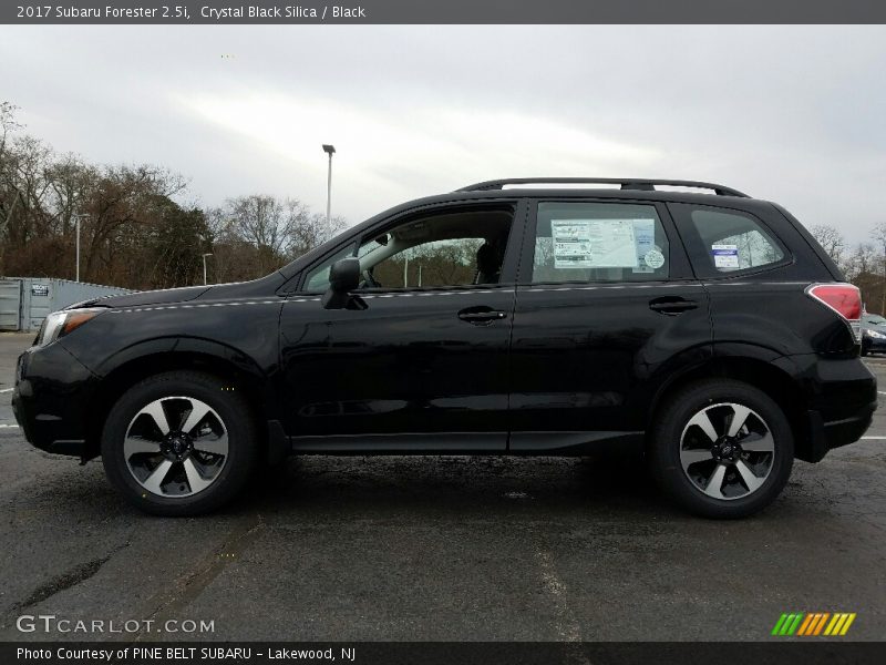 Crystal Black Silica / Black 2017 Subaru Forester 2.5i