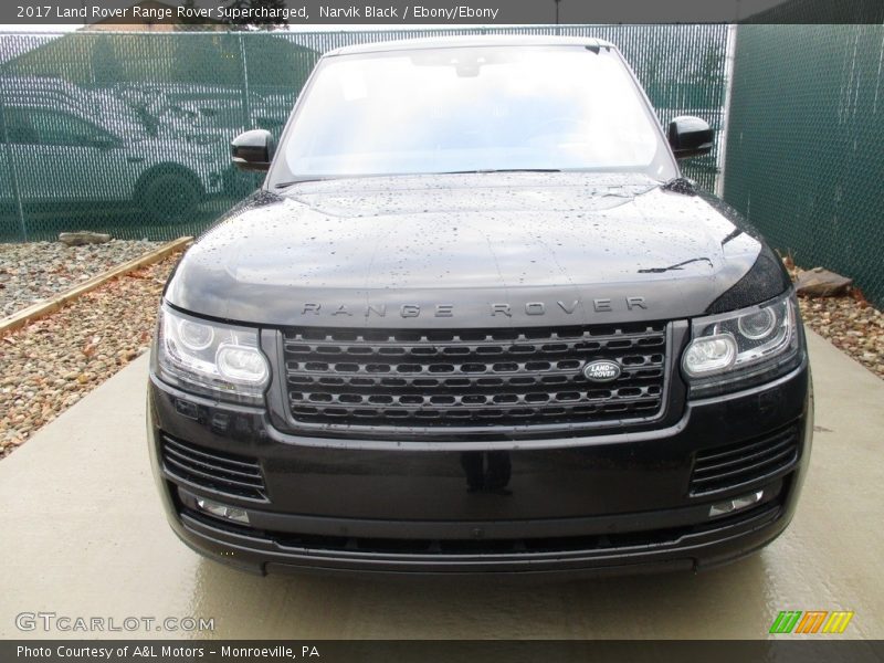 Narvik Black / Ebony/Ebony 2017 Land Rover Range Rover Supercharged