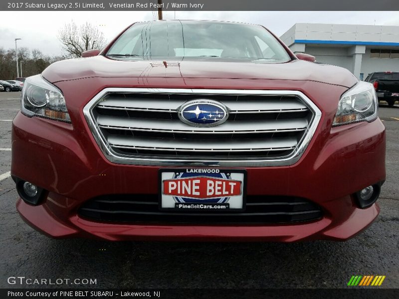 Venetian Red Pearl / Warm Ivory 2017 Subaru Legacy 2.5i Limited