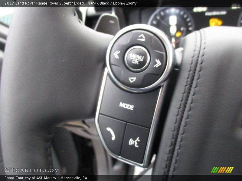 Narvik Black / Ebony/Ebony 2017 Land Rover Range Rover Supercharged