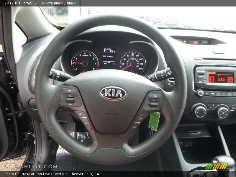 Aurora Black / Black 2017 Kia Forte5 LX