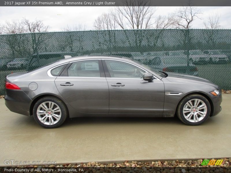 Ammonite Grey / Light Oyster 2017 Jaguar XF 35t Premium AWD