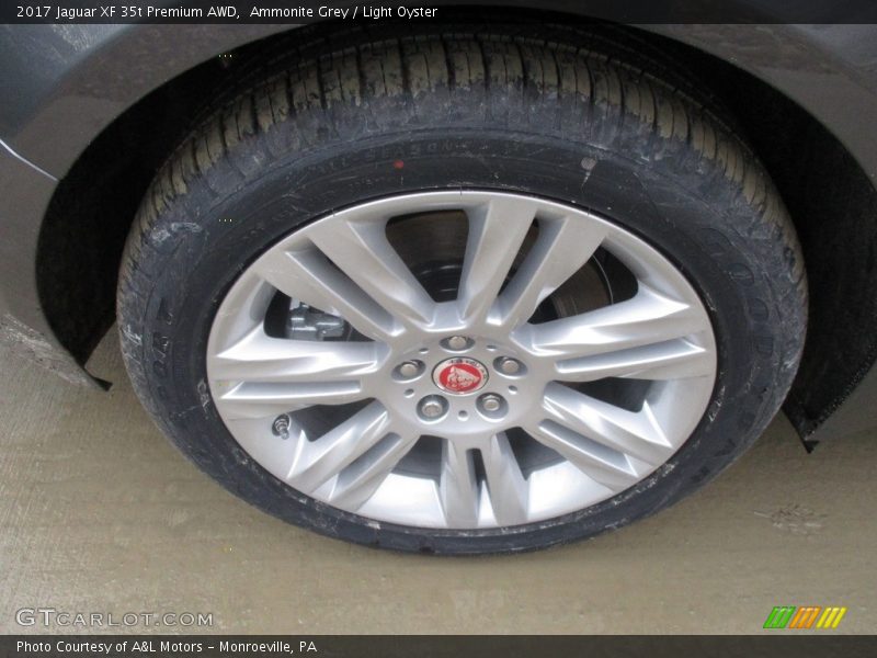 Ammonite Grey / Light Oyster 2017 Jaguar XF 35t Premium AWD