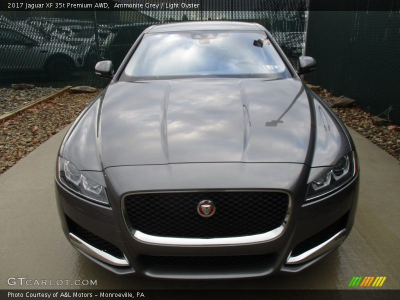 Ammonite Grey / Light Oyster 2017 Jaguar XF 35t Premium AWD
