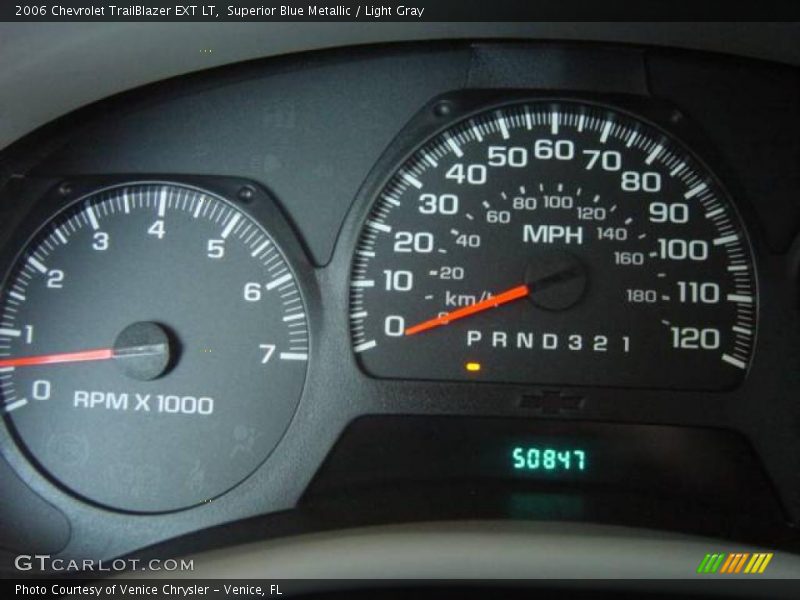 Superior Blue Metallic / Light Gray 2006 Chevrolet TrailBlazer EXT LT