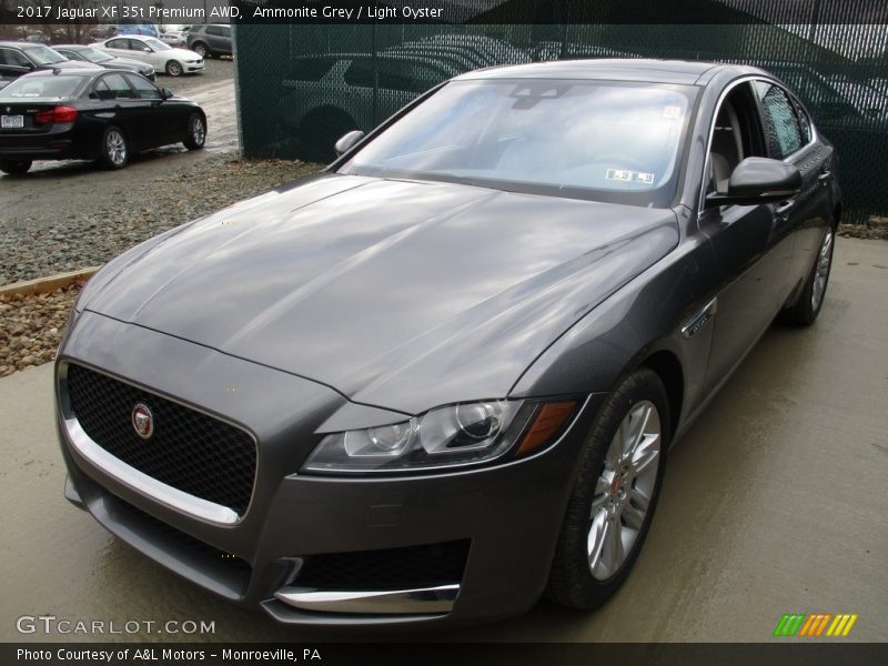 Ammonite Grey / Light Oyster 2017 Jaguar XF 35t Premium AWD