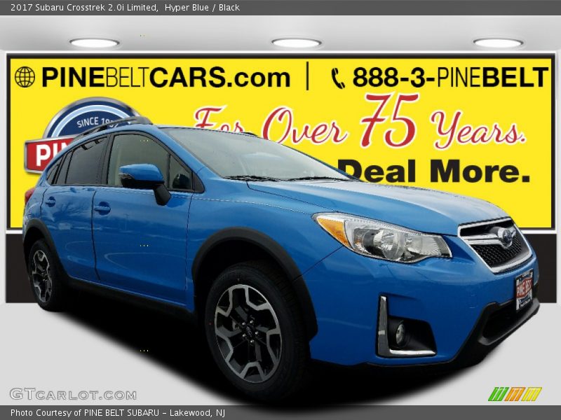 Hyper Blue / Black 2017 Subaru Crosstrek 2.0i Limited