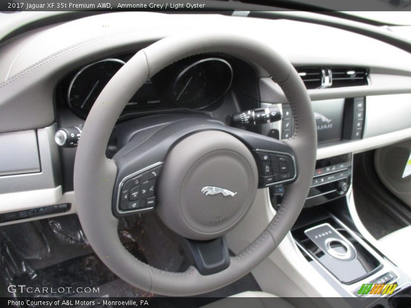 Ammonite Grey / Light Oyster 2017 Jaguar XF 35t Premium AWD