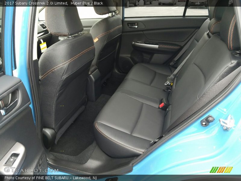 Rear Seat of 2017 Crosstrek 2.0i Limited