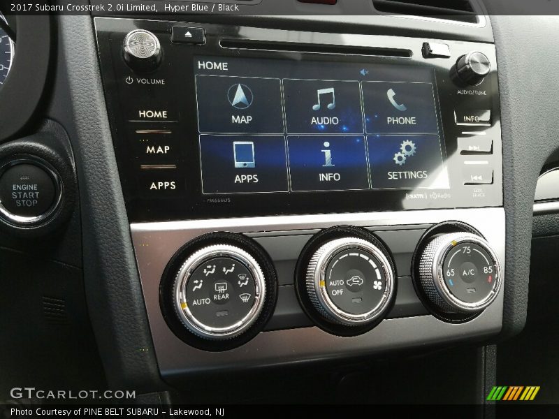Controls of 2017 Crosstrek 2.0i Limited