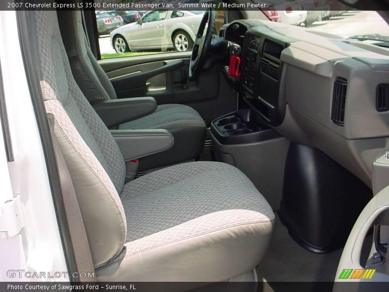 Summit White / Medium Pewter 2007 Chevrolet Express LS 3500 Extended Passenger Van