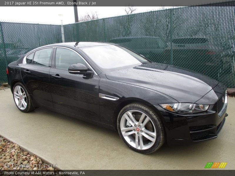 Ebony Black / Jet 2017 Jaguar XE 35t Premium AWD