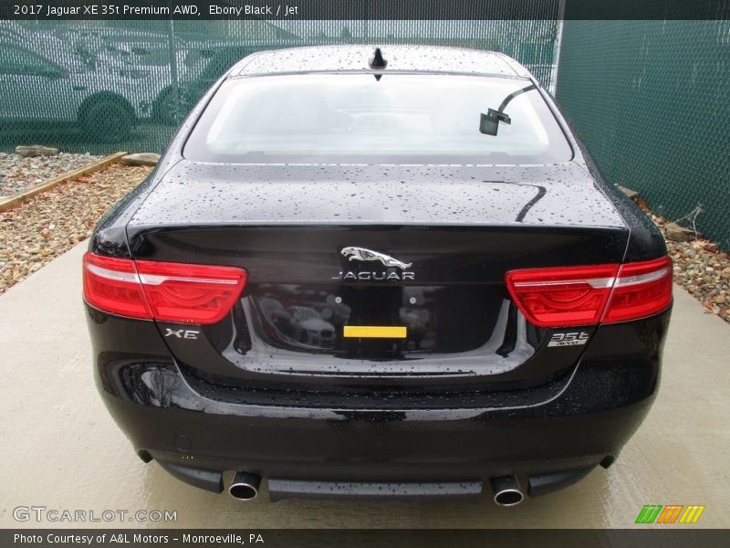 Ebony Black / Jet 2017 Jaguar XE 35t Premium AWD