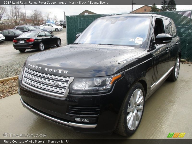 Narvik Black / Ebony/Ebony 2017 Land Rover Range Rover Supercharged