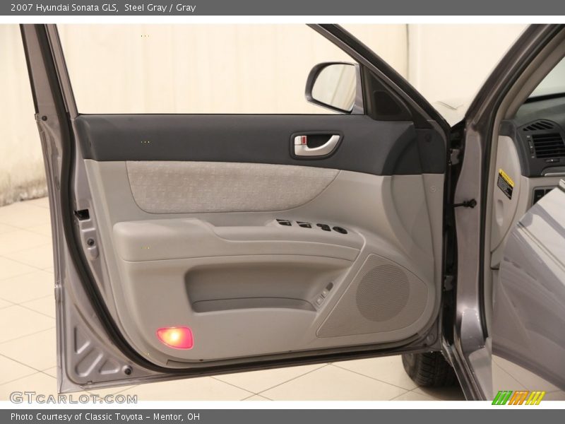 Steel Gray / Gray 2007 Hyundai Sonata GLS