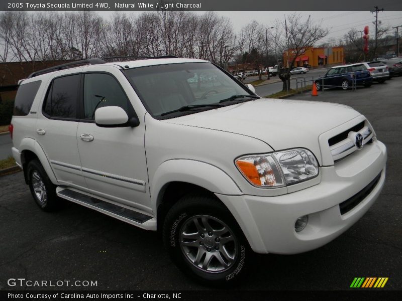 Natural White / Light Charcoal 2005 Toyota Sequoia Limited 4WD