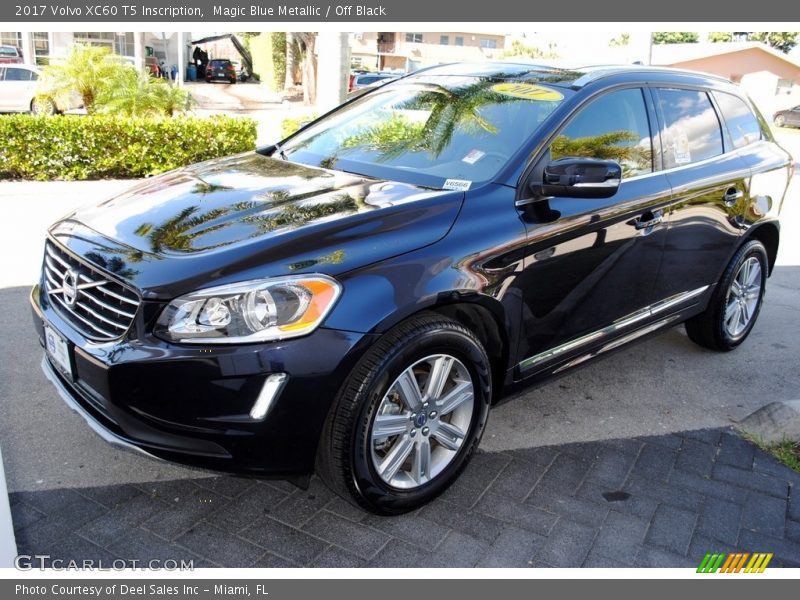 Magic Blue Metallic / Off Black 2017 Volvo XC60 T5 Inscription